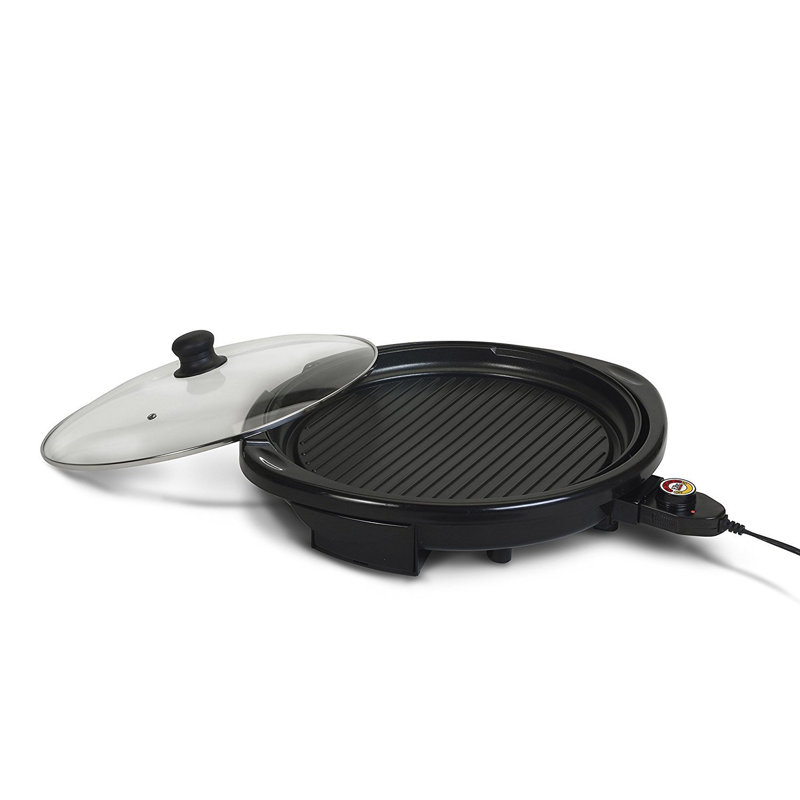 Elite by MaxiMatic Gourmet 14" Electric Indoor Grill with Lid